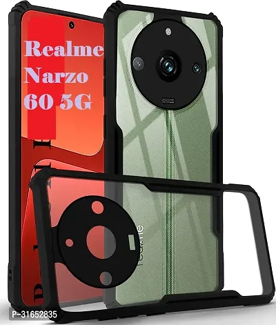 Caseline Back Cover for Realme Narzo 60 5G Realme Narzo 60 IP Black Grip Case Pack of 1