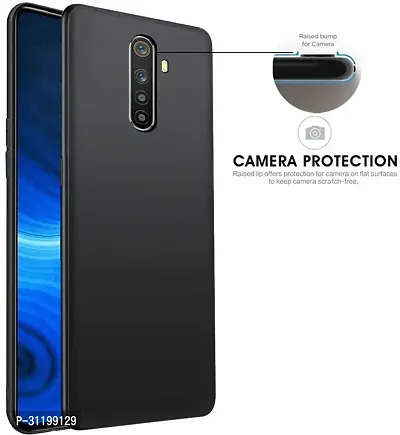 Caseline Back Cover for Realme X2 Pro Black Grip Case Silicon Pack of 1-thumb2