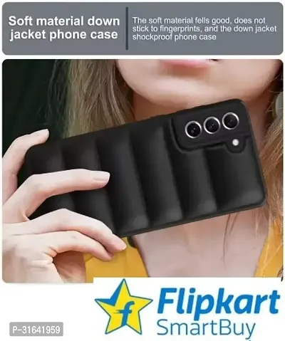 Flipkart SmartBuy Back Cover for Samsung Galaxy S21 FE 5G Samsung Galaxy S21 FE Black Grip Case Silicon Pack of 1-thumb2