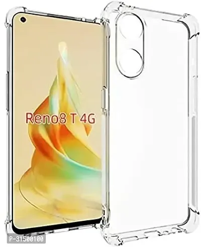 Caseline Back Cover for Oppo Reno 8T 5G OPPO Reno8T 5G OPPO Reno 8T 5G OPPO Reno8T 5G BMTP Transparent Grip Case Silicon Pack of 1