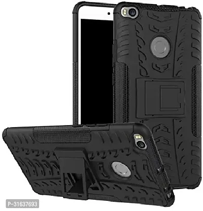 Caseline Back Cover for Redmi Maxx 2 Black Shock Proof Pack of 1-thumb0