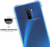 Caseline Back Cover for Realme X2 Pro Transparent Grip Case Pack of 1-thumb1