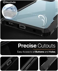 Caseline Back Cover for Samsung Galaxy M35 5G IP Transparent Grip Case Silicon-thumb1