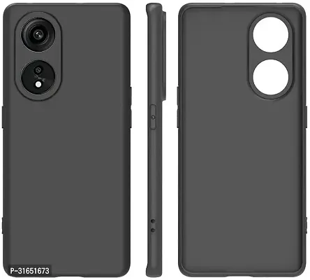 Caseline Back Cover for Oppo Reno 8T 5G OPPO Reno8T 5G OPPO Reno 8T 5G OPPO Reno8T 5G CND Black Grip Case Silicon Pack of 1-thumb0