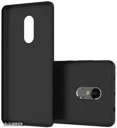 Caseline Back Cover for Mi Redmi Note 5 Black Grip Case Pack of 1-thumb0