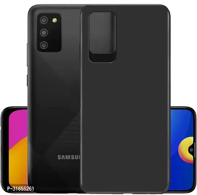 Caseline Back Cover for SAMSUNG GALAXY M02S Black Grip Case Pack of 1-thumb0