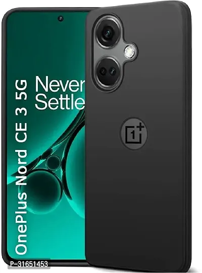 Caseline Back Cover for OnePlus Nord CE 4 5G Black Grip Case Silicon Pack of 1