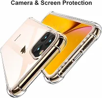 Caseline Back Cover for Apple iPhone 11 Pro Max Transparent Grip Case Pack of 1-thumb1