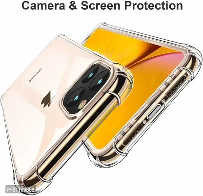 Caseline Back Cover for Apple iPhone 11 Pro Max Transparent Grip Case Pack of 1-thumb2