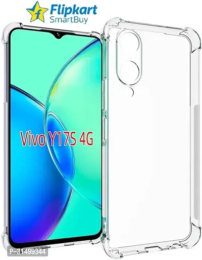 Flipkart SmartBuy Back Cover for Vivo Y17S Transparent Grip Case Pack of 1-thumb0