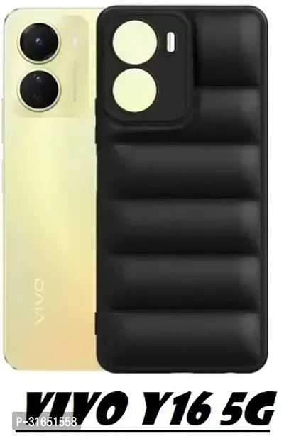 Caseline Back Cover for vivo T2x 5G vivo Y16 vivo Y56 FLPY Black Grip Case Pack of 1-thumb0