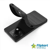 Flipkart SmartBuy Back Cover for REDMI Note 13 Pro 5G REDMI Note 13 Pro Black Grip Case Silicon Pack of 1-thumb1