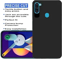 Caseline Back Cover for SAMSUNG GLAXAY M11 Black Grip Case Pack of 1-thumb1