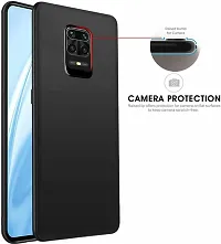 Caseline Back Cover for Redmi Note 9 Pro  Redmi Note 9 Pro Max Black Grip Case Silicon Pack of 1-thumb1