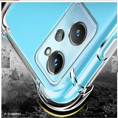 Caseline Back Cover for Realme 9i Transparent Silicon Pack of 1-thumb3