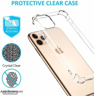 Caseline Back Cover for Apple iPhone 11 Pro Max Transparent Grip Case Pack of 1-thumb3