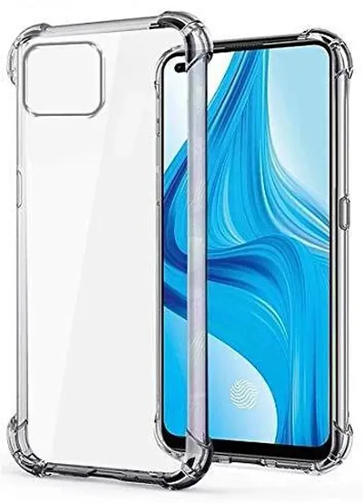 CELZO 4 Side Full Protection Back Cover Case for Oppo F17 Pro - {Transparent}