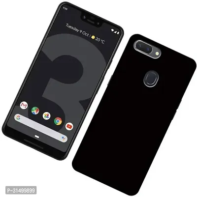 Caseline Back Cover for GOOGLE PIXEL 3XL Black Grip Case Silicon Pack of 1-thumb0