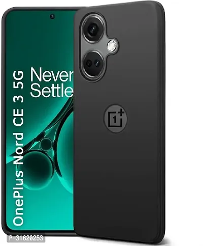 Caseline Back Cover for OnePlus Nord CE 4 5G Black Grip Case Silicon Pack of 1