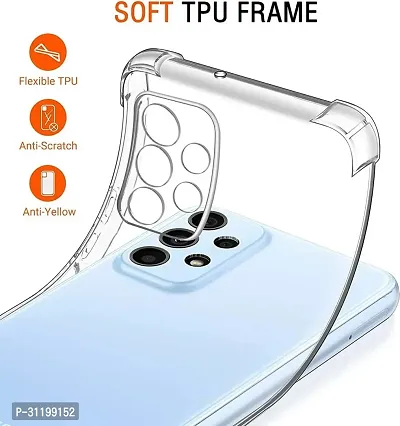 Caseline Back Cover for SAMSUNG Galaxy A23 SAMSUNG Galaxy A23 5G Transparent Grip Case Pack of 1-thumb4