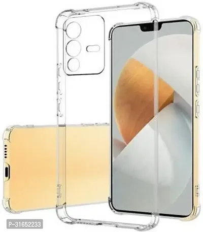 Caseline Back Cover for VIVO V23 Pro 5G VIVO V23 Pro Transparent Grip Case Pack of 1-thumb0