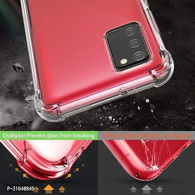 Caseline Back Cover for Samsung Galaxy A02s Transparent Grip Case Pack of 1-thumb3