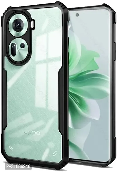 Caseline Back Cover for Oppo Reno 11 5G Oppo Reno 11 IP Transparent Grip Case Pack of 1