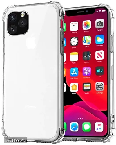 Caseline Back Cover for Apple iPhone 11 Pro Max Transparent Grip Case Pack of 1