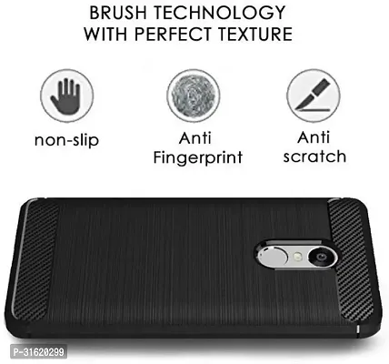 Caseline Back Cover for Mi Redmi Note 5 Black Shock Proof Pack of 1-thumb3