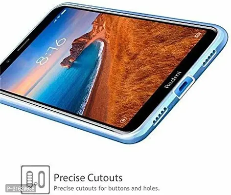 Caseline Back Cover for REDMI 7A Transparent Grip Case Silicon Pack of 1-thumb4