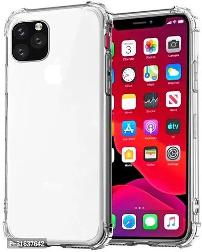 Caseline Back Cover for I PHONE 11 PRO Transparent Grip Case Pack of 1