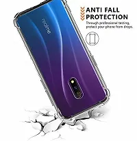 Caseline Back Cover for Realme X Transparent Grip Case Silicon Pack of 1-thumb2