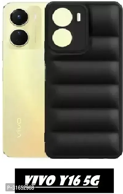 Caseline Back Cover for vivo T2x 5G vivo Y16 vivo Y56 FLPY Black Grip Case Pack of 1-thumb0