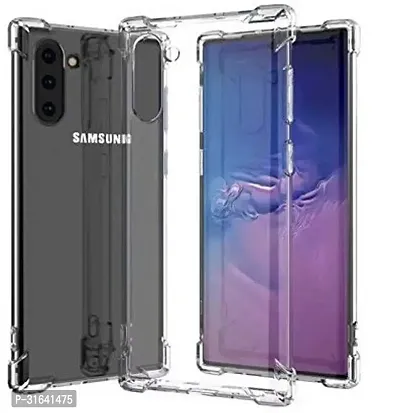 Caseline Back Cover for SAMSUNG GALAXY NOTE 10 Transparent Grip Case Pack of 1-thumb0