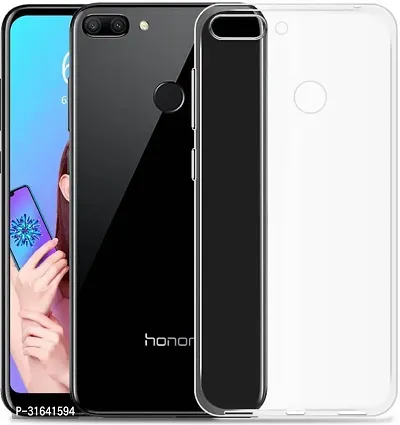 Caseline Back Cover for Honor 9N Transparent Grip Case Silicon Pack of 1