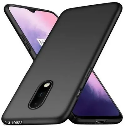 Caseline Back Cover for ONEPLUS 7 Black Grip Case Silicon Pack of 1