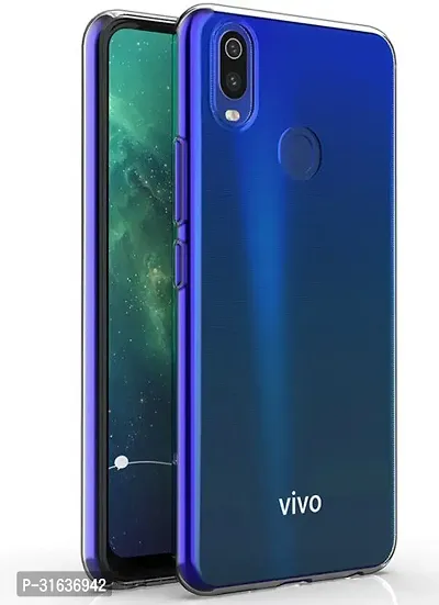 Caseline Back Cover for Vivo Y11  2019  Transparent Grip Case Pack of 1