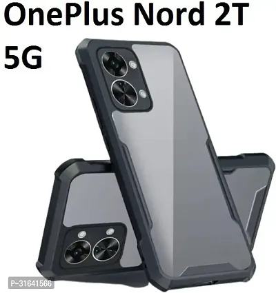 Caseline Back Cover for 1+ Nord 2T 5G OnePlus Nord 2T OnePlus Nord 2T 5G Black Grip Case Pack of 1