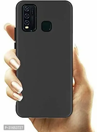 Caseline Back Cover for VIVO Y50 Black Grip Case Pack of 1-thumb2