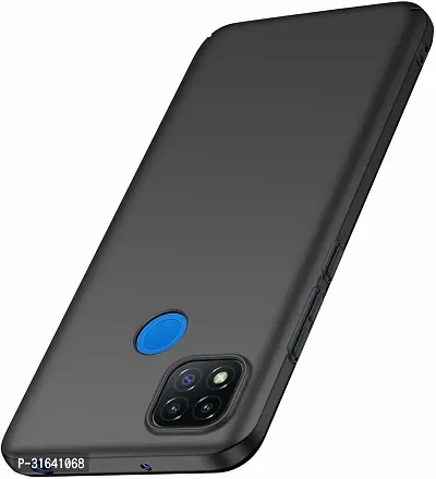 Caseline Back Cover for REDMI MI 9C Black Grip Case Pack of 1