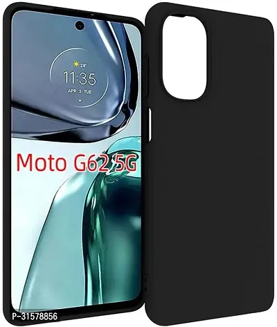 Caseline Back Cover For Motorola G62 5G Motorola G62 Motorola G62 5G Black Grip Case Silicon Pack Of 1-thumb0