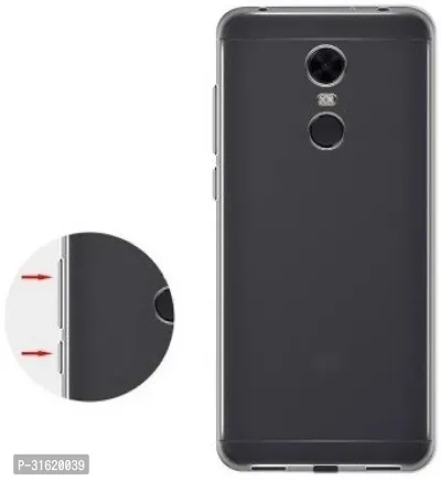 Caseline Back Cover for Mi Redmi Note 5 Transparent Silicon Pack of 1-thumb3