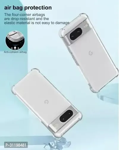 Back Cover for Google Pixel 8 Transparent Grip Case Pack of 1-thumb4