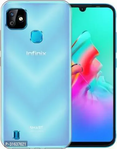 Caseline Back Cover for Infinix Smart HD 2021 Transparent Grip Case Pack of 1-thumb0