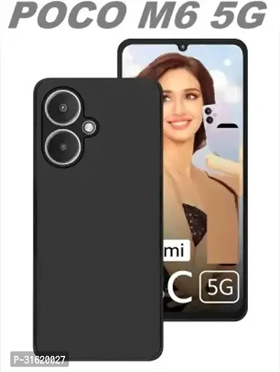 Caseline Back Cover for REDMI 13c 5G REDMI 13c Black Silicon Pack of 1