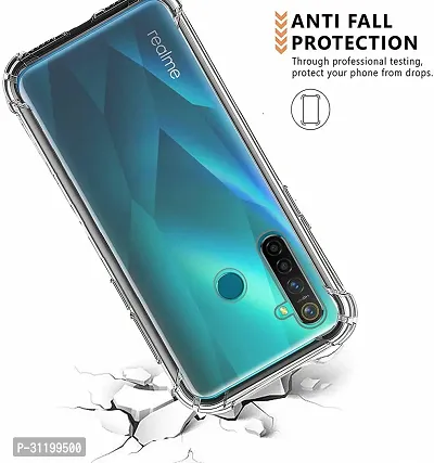 Caseline Back Cover for Realme 5 Realme 5s Realme 5i Transparent Grip Case Pack of 1-thumb4