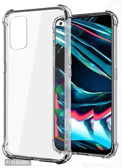 Caseline Back Cover for Realme X7 PRO Transparent Grip Case Pack of 1-thumb0