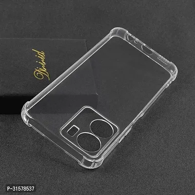 Caseline Back Cover For Vivo Y16 Vivo Y16 4G Vivo Y56 Vivo Y56 5G Vivo T2X 5G Bmtp Transparent Grip Case Pack Of 1-thumb2