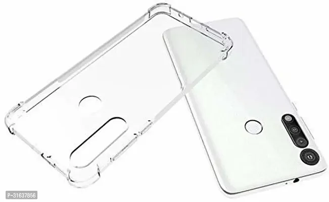 Caseline Back Cover for Motorola Moto G Fast Transparent Grip Case Pack of 1-thumb0