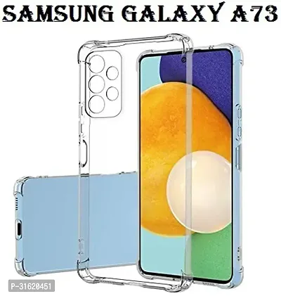 Caseline Back Cover for Samsung Galaxy A73 Samsung Galaxy A73 5G Transparent Grip Case Silicon Pack of 1-thumb0